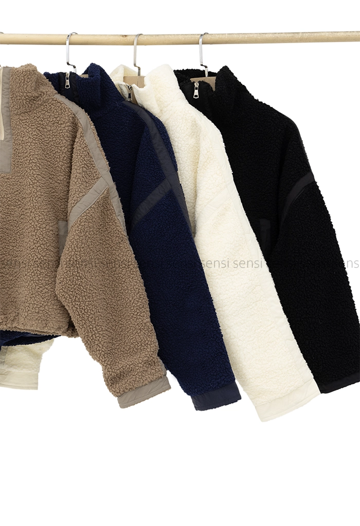 دورس نیم زیپ تدی داخل آستر دار کد1005189